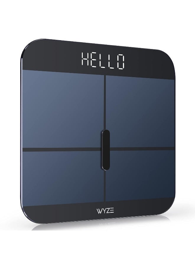 WYZE Smart Scale X for Body Weight, Digital Bathroom Scale for BMI, Body Fat, Water and Muscle, Heart Rate Monitor, Body Composition Analyzer for People, Baby, Pet, 400 lb, Blue - Image 1
