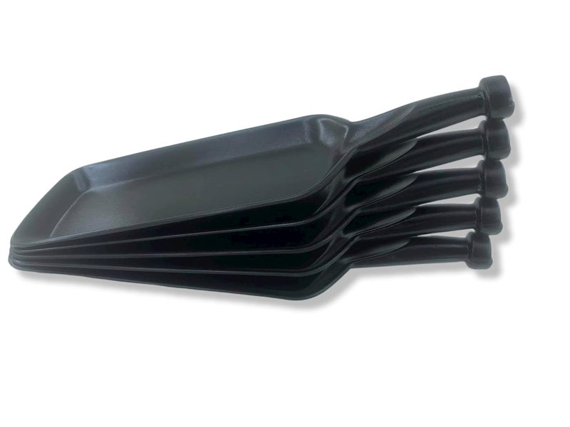 ECOSPIT CONTAINER Ecospit Melamine Bat Shape Snacks and Sweets Serving PlatterTray for Home Hotel Restaurant Kitchen Matt Black Pack of 06 - Image 3