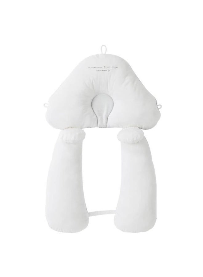 DMG TECH Baby Pillow Three in One Design for Anti Rollover, Breastfeeding, and Tummy Time. 3D Breathable Fabric Enhances Airflow. Easy to Care for and Machine Washable - Image 1