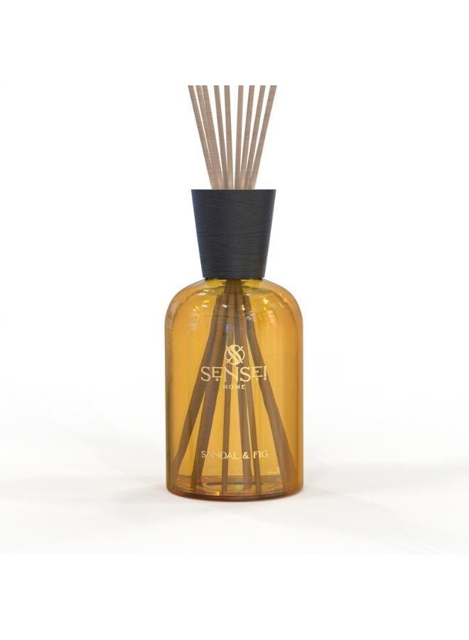 SENSEI Reed Diffuser for Bedrooms, Living Spaces, Hotels and Offices | 2800ml Long Lasting Fragrance | Woody Amber Scent - Image 1