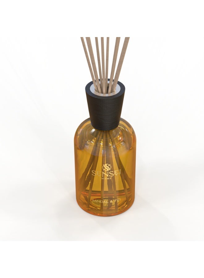 SENSEI Reed Diffuser for Bedrooms, Living Spaces, Hotels and Offices | 2800ml Long Lasting Fragrance | Woody Amber Scent - Image 2