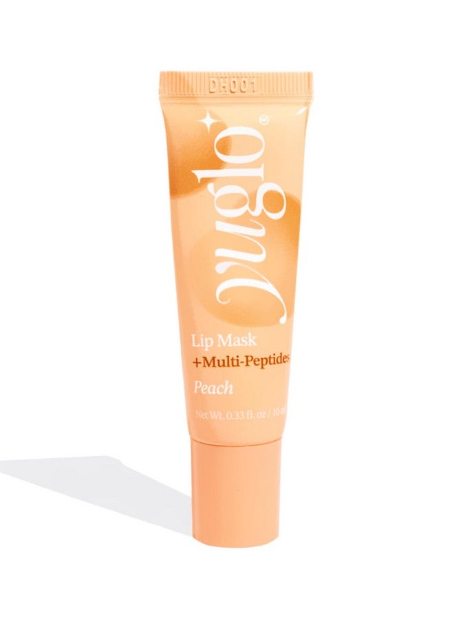 YUGLO Multi-Peptide Infused Lip Sleeping Mask - Moisture & Collagen Boosting Lip Sleeping Mask- Restore, Hydrate & Plump Dry Chapped Lips - Peach - Image 1