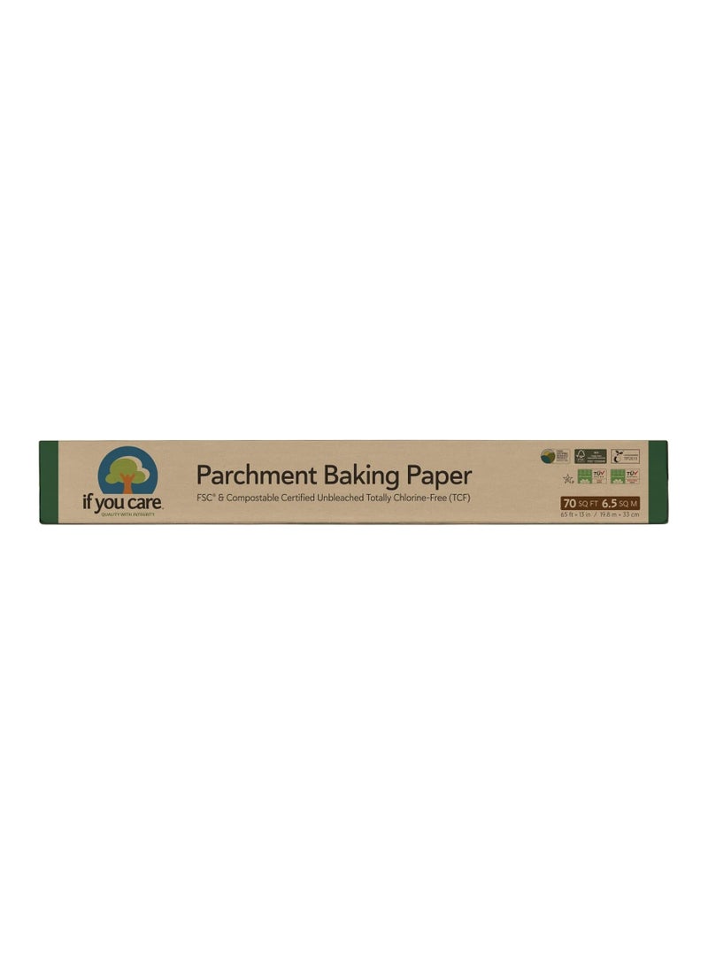 If You Care, Parchment Baking Paper, 70 sq ft (65 ft x 13 in) - Image 1