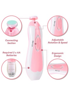 BLOOMING TIME 7 In 1 Baby Electric Nail Clipper Set For Your Little Ones Nail Care  - Image 4
