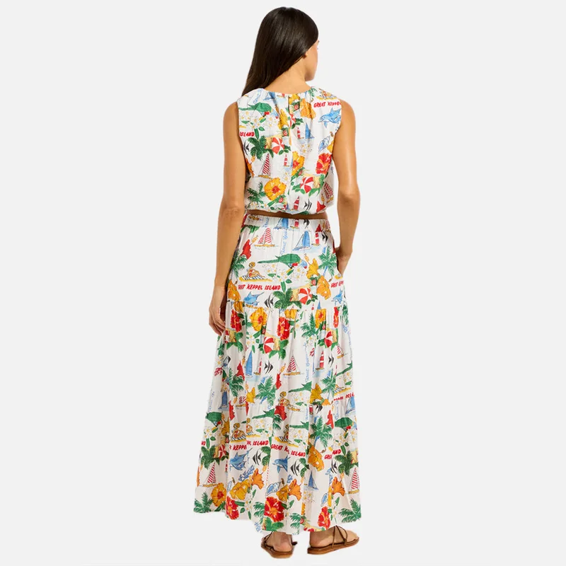 SEAFOLLY Viva Vacation Tiered Maxi Skirt - Women