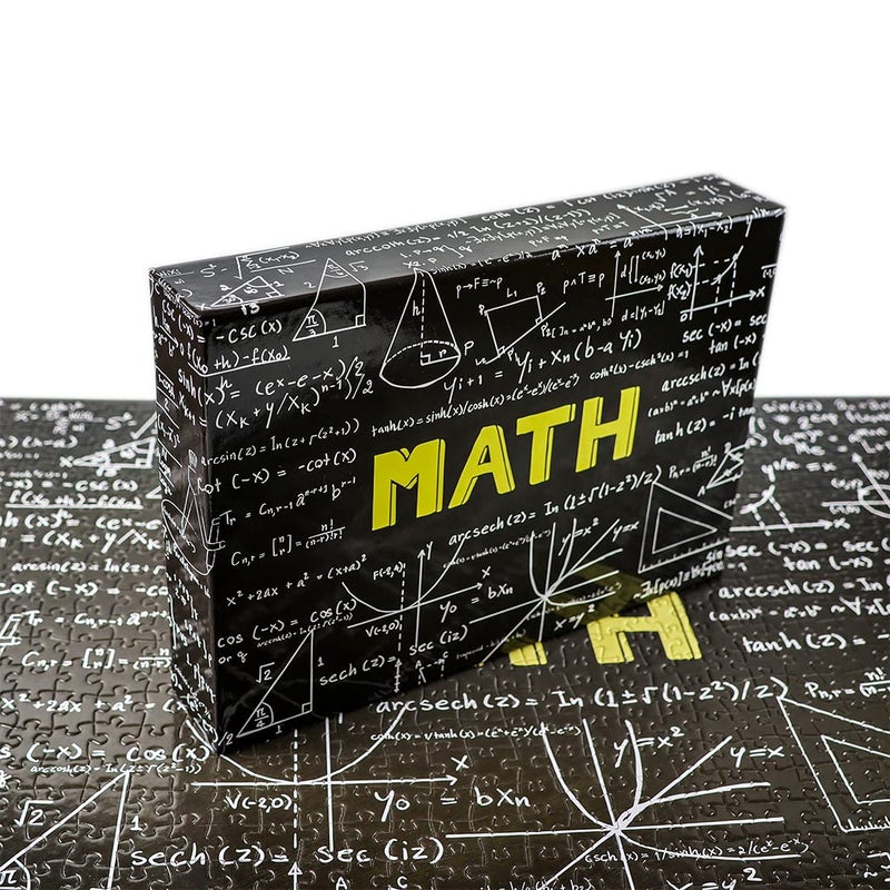 Bgraamiens Puzzle-Math-1000 Pieces Black Board Puzzle Hard Unique Black and White Puzzle - Image 2