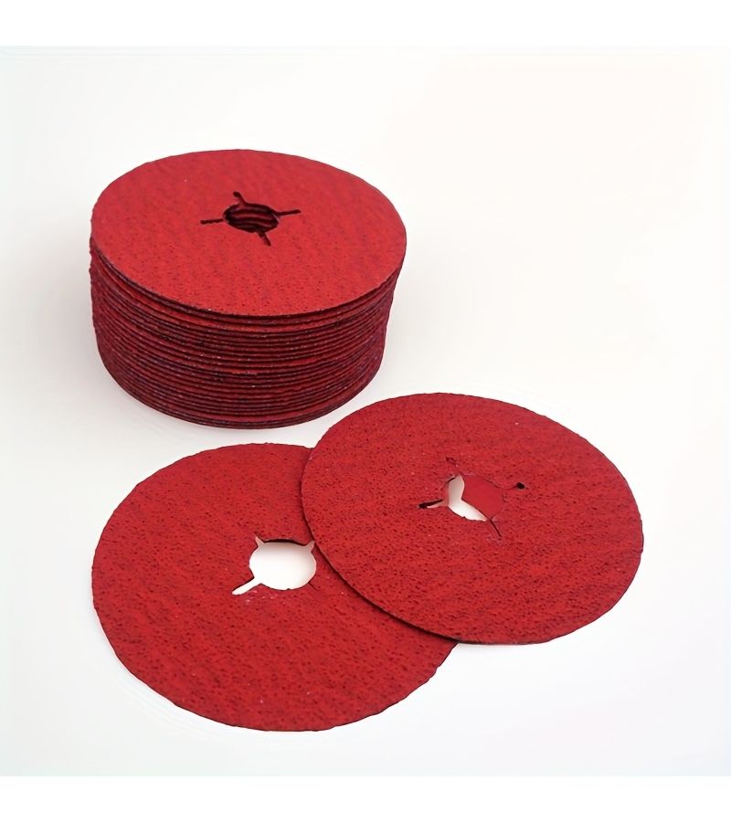 Pack Of 25 5 Inch Ceramic Coated Steel Grinding Discs 36 Grit 125mm - Image 2