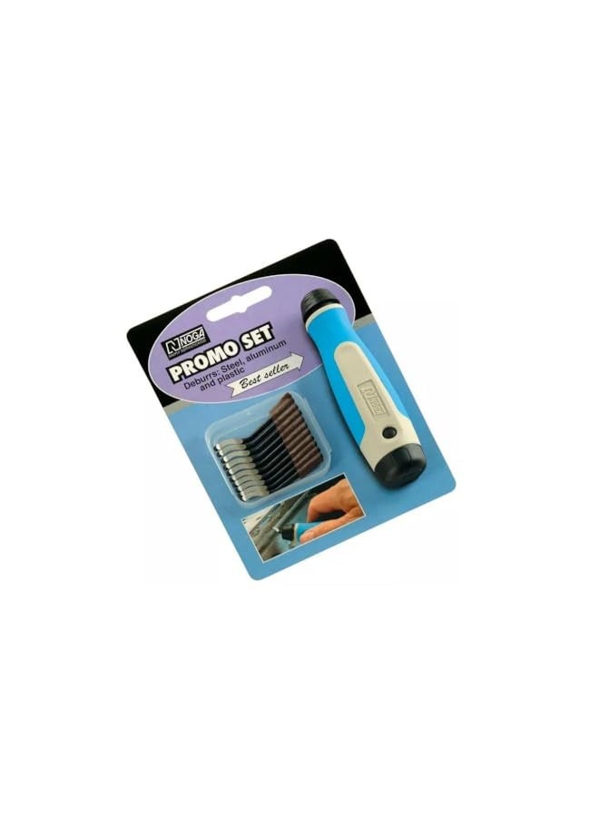 NOGA أداة إزالة الحواف الثقيلة نوجا NG8150، مع 10 شفرات S10 (الإصدار الأصلي) - Image 1