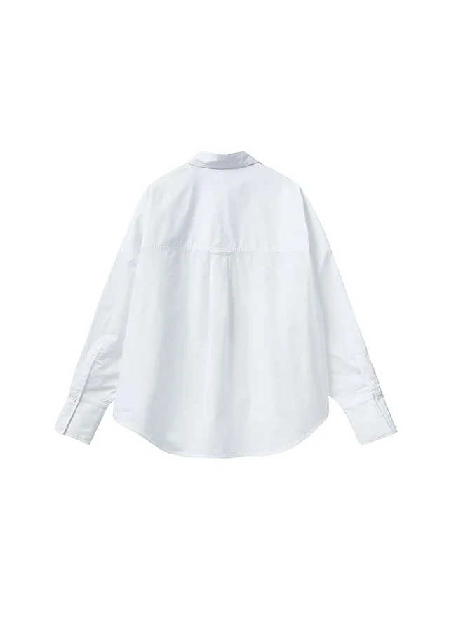 يونايتد كولورز أوف بينتيون Women'S Shirt S - White