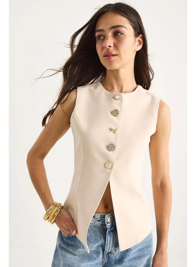 جينجر سترة بأزرار