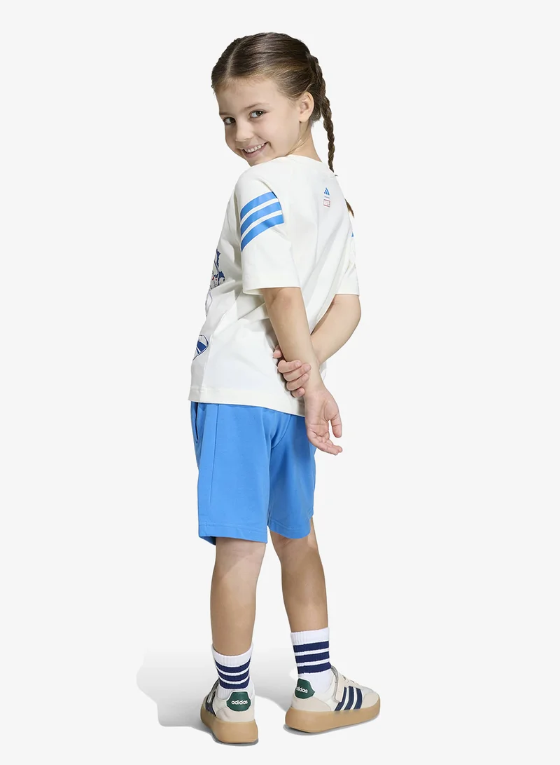 اديداس طقم تيشيرتات أبطال مارفل الخارقين للأطفال