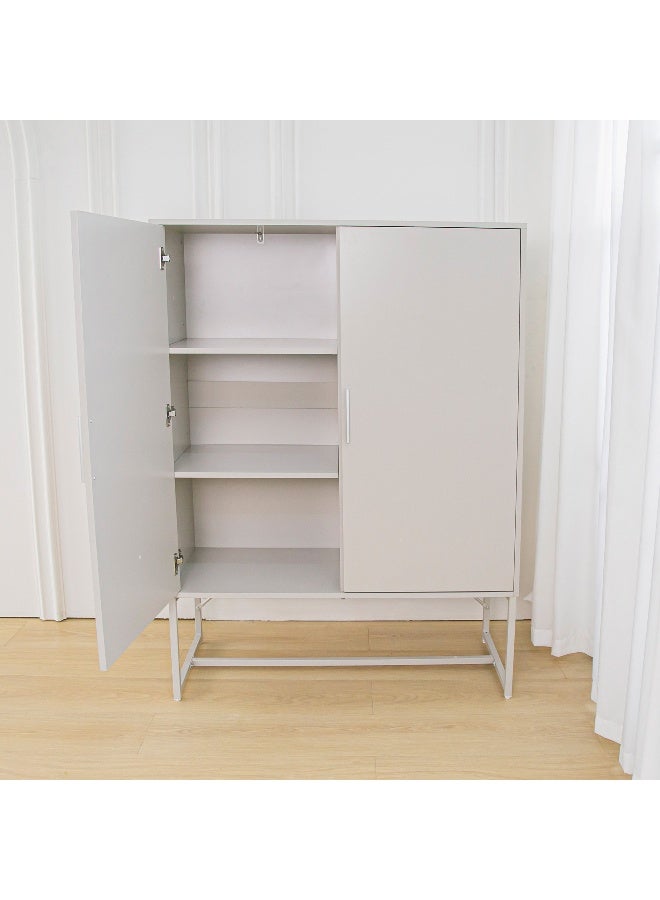 Home Box Harrington 2-Door Cabinet in White - Image 4