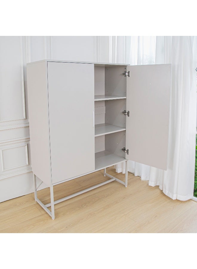Home Box Harrington 2-Door Cabinet in White - Image 5