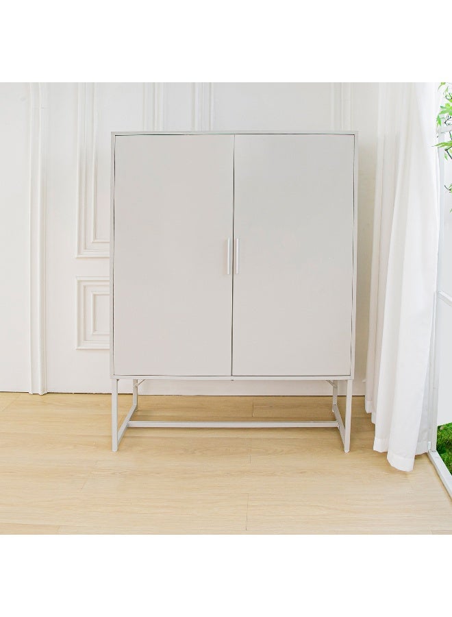 Home Box Harrington 2-Door Cabinet in White - Image 3