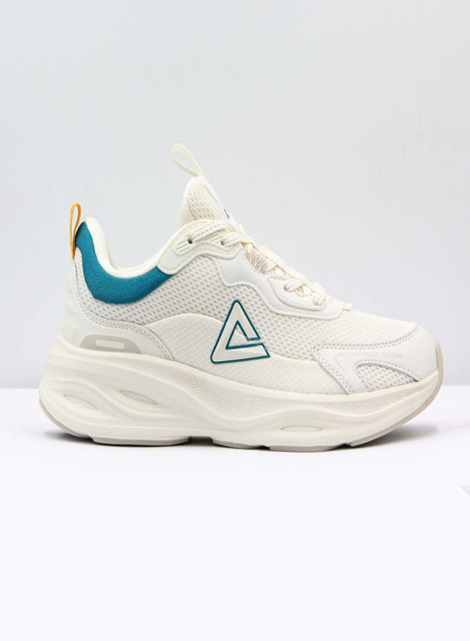 PEAK CROSS TRAINING SHOES MEN ET43371J CANVAS WHITE-EU 42