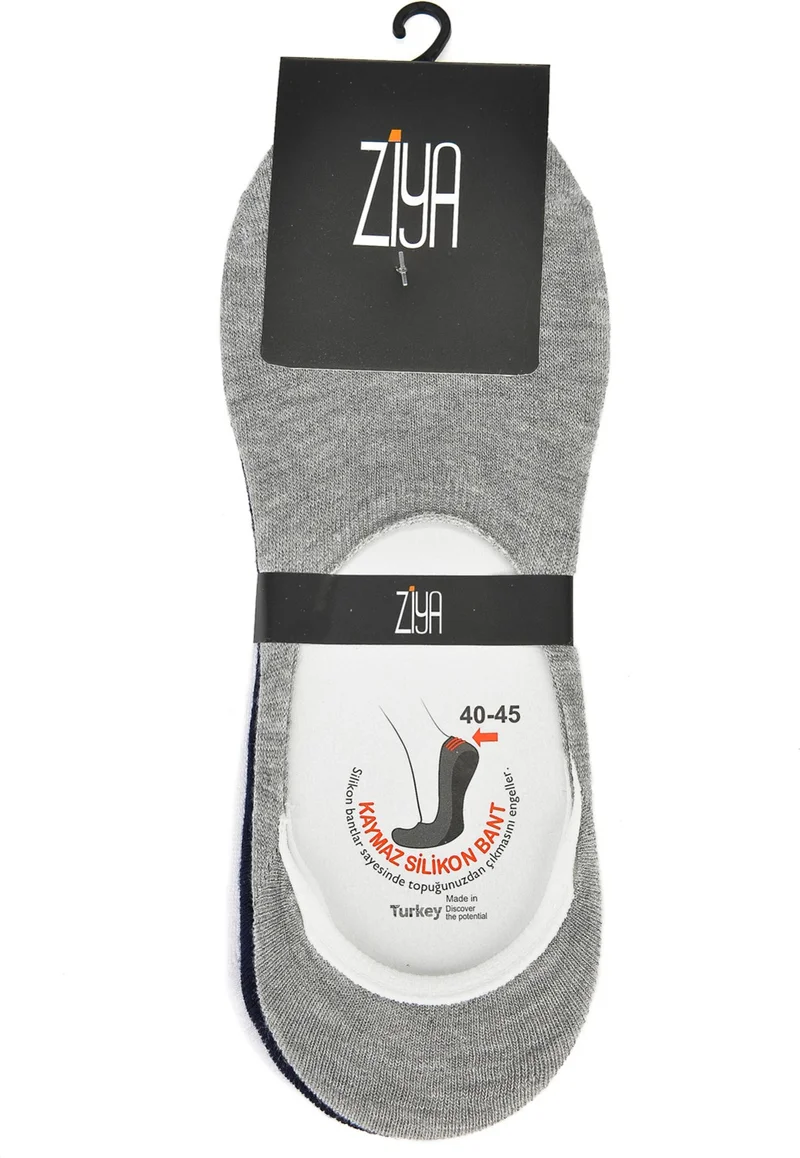 زيا Men's Bamboo Sneakers Ballet 6 Pack Socks 13173Z033 Multi
