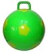 AppleRound Space Hopper with Pump in Soccer Ball Style 15in 38cm Diameter for Ages 36 Kangaroo Bouncer Hoppity Hippity Hopball Siton Bouncy Ball with Handle - Image 2