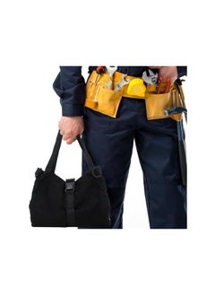 PROMASS promass Tool Roll Up Pouch, Tool Roll, 600D oxford fabric Multi-Purpose Wrench Roll Up Bag, Tool Roll Organizer, 5 Zipper Tool Pockets Electricians Tool Roll Pouch, Hanging Tool Zipper Carrier Tote  - Image 4
