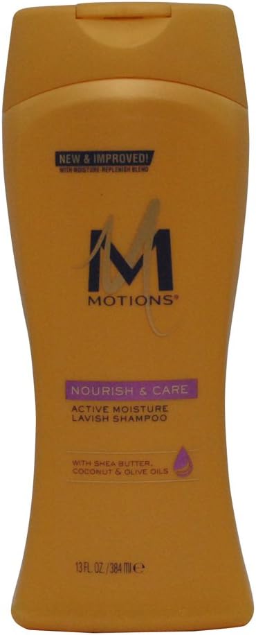 Motions Nourish and Care Lavish Unisex Professional Shampoo 384 ml champues Unisex Professional Shampoo Normal Hair 384 ml Coconut Olive Oil Shea Butter
