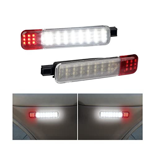 MbuyDIY LED Interior Door Panel Courtesy Light Warning Lamp Compatible with Chevy Silverado GMC Sierra 1997-2006, C1500 K1500 1997-1999, Tahoe Yukon 1995-2006, Suburban Avalanche Escalade, White - Image 1