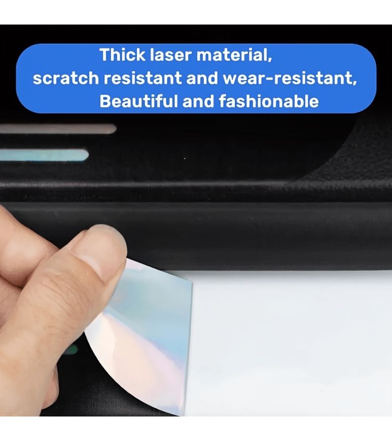 Acrylic Door Strip Set 9Pcs With 8 Shock Pads Scratch Resistant - Image 2