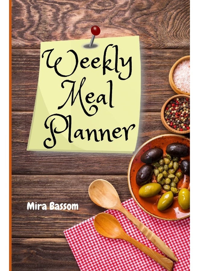 Weekly Meal Planner: Week Planner & Organizer for Shopping, Food Planner & Grocery list Weekly Grocery Shopping List Records Journal Diary Notebook Log Calendar, Meal Prep and Planning Grocery List - Image 1