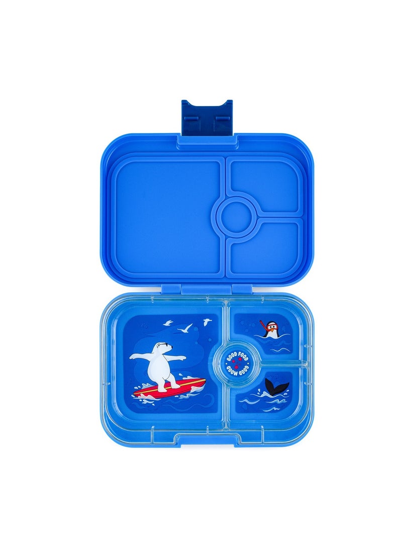 Yumbox - Bento Lunch Box Original 4 Compartment Leak Proof - BPF Free - Surf Blue - Image 1