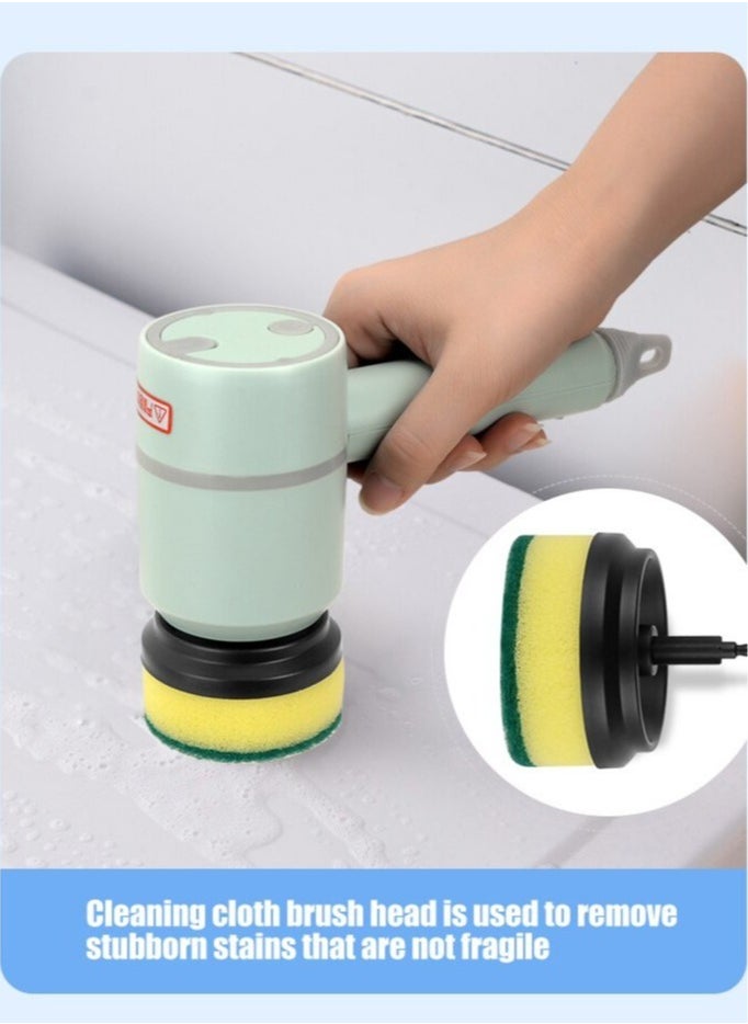 Generic - Electric Cleaning Brush Dishwashing Brush Automatic Wireless USB Rechargeable Professional Kitchen Bathtub Tile Cleaning Brushes , Electric Cleaning Scrubbers - Image 1
