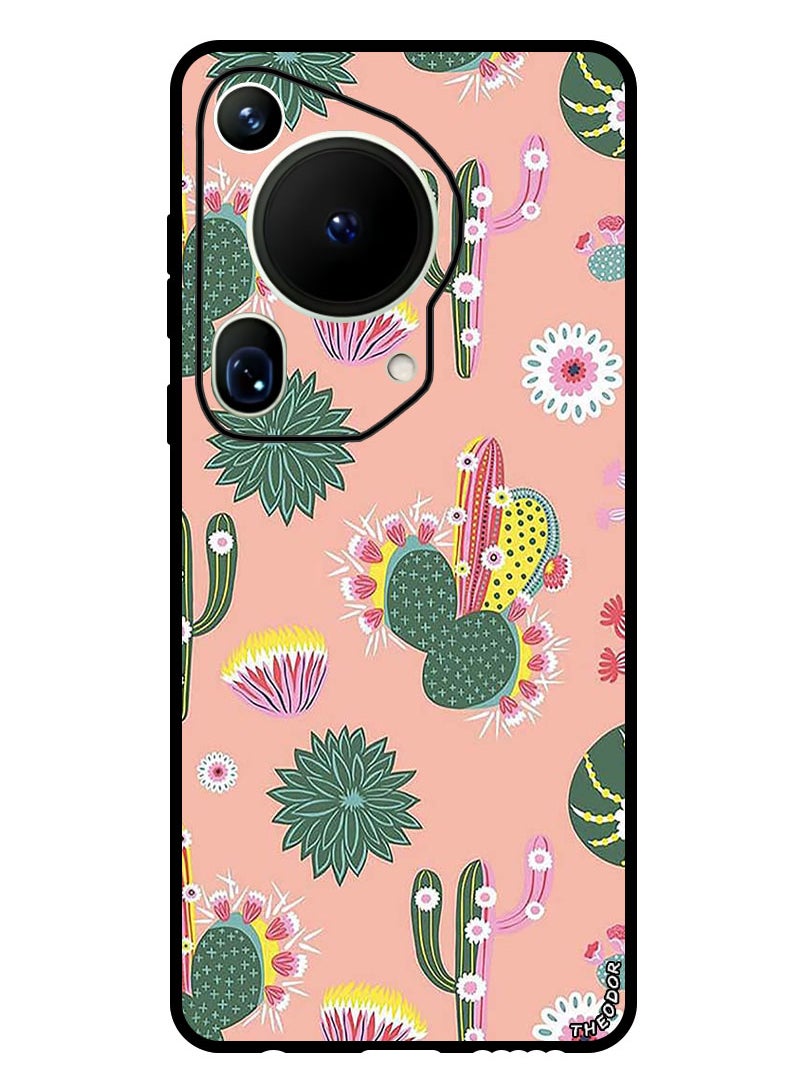 Theodor Protective Case Anti Scratch Shock Proof Bumper Cover For Huawei Pura 70 Ultra Cactus  - Image 1