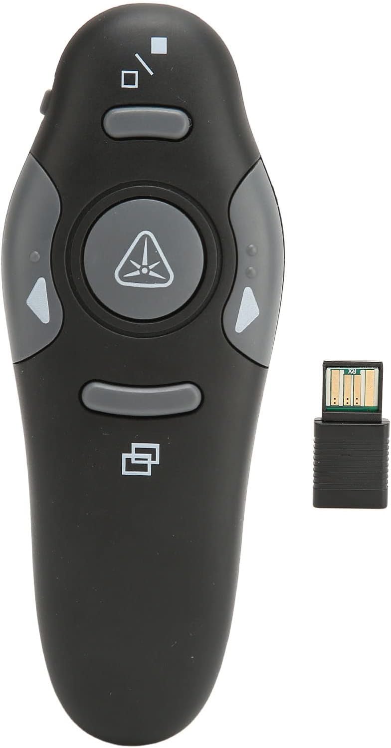 مؤشر عرض بوميا للعروض التقديمية، مؤشر عرض لاسلكي USB بتردد 2.4 جيجاهرتز، مؤشر عرض PPT، لأجهزة الكمبيوتر، اللابتوب، للمدرسة والمكتب - Image 1