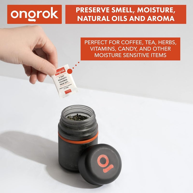ONGROK 4 Gram, 2 Way Humidity Control Packets, 62% RH, 12 Pack, Each Pack Good for up to 1/2 oz - Image 3