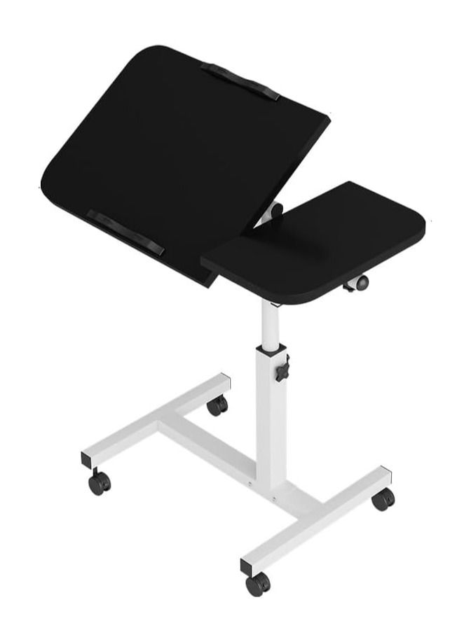 Cool Baby Home Office Computer Table Adjustable Height Laptop Desk with Wheels - Image 1