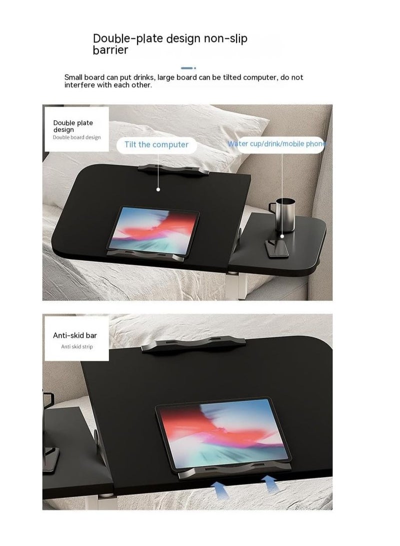 Cool Baby Home Office Computer Table Adjustable Height Laptop Desk with Wheels - Image 5