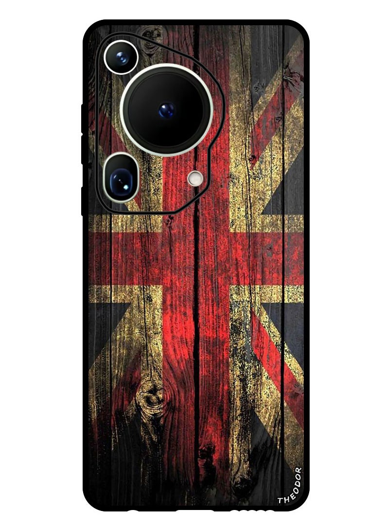 Theodor Protective Case Anti Scratch Shock Proof Bumper Cover For Huawei Pura 70 Ultra Vintage wood  - Image 1