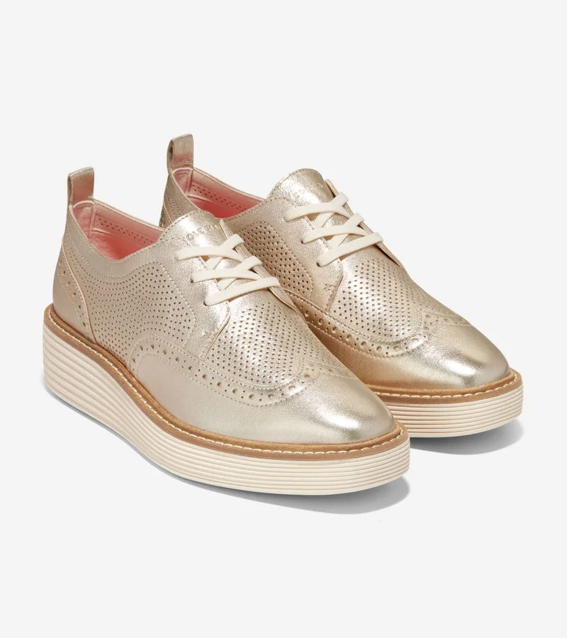 COLE HAAN Originalgrand Platform Wingtip Oxford