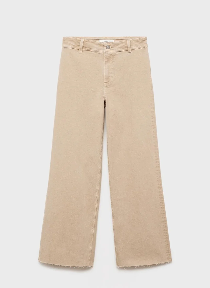 MANGO Catherin Culotte High-Rise Jeans