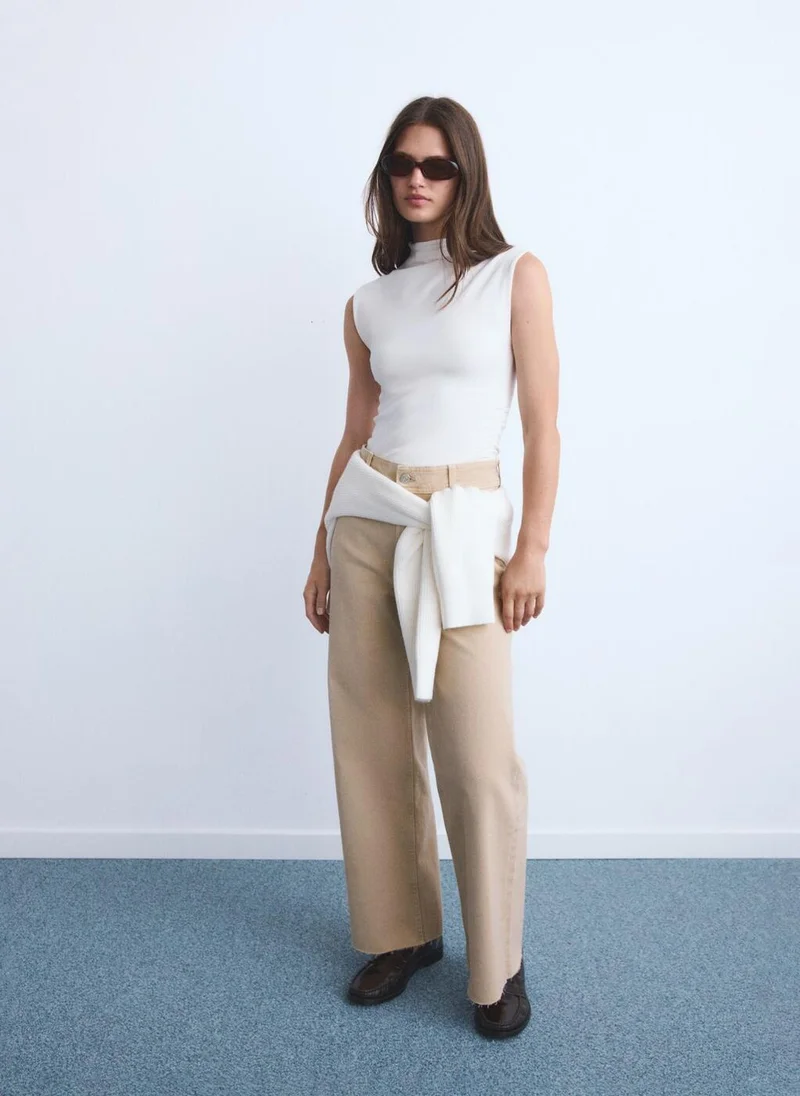 MANGO Catherin Culotte High-Rise Jeans