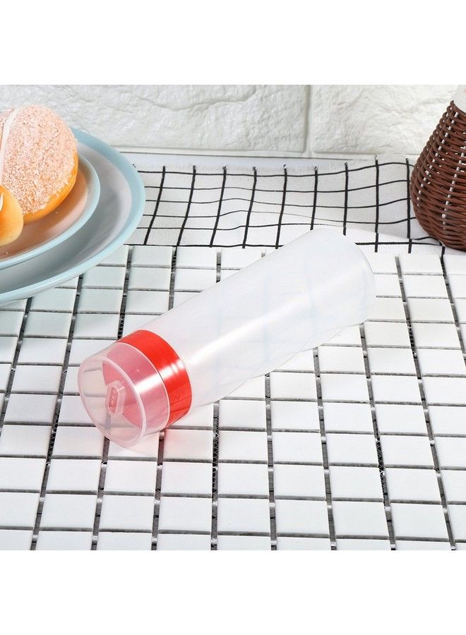 AYNEFY زجاجة ضغط سعة 300 مل من البلاستيك مع 4 فتحات لزجاجة ضغط الكاتشب وزجاجة صلصة راتنجية آمنة للكاتشب والمربى والمايونيز وزيت الزيتون والخل - Image 5