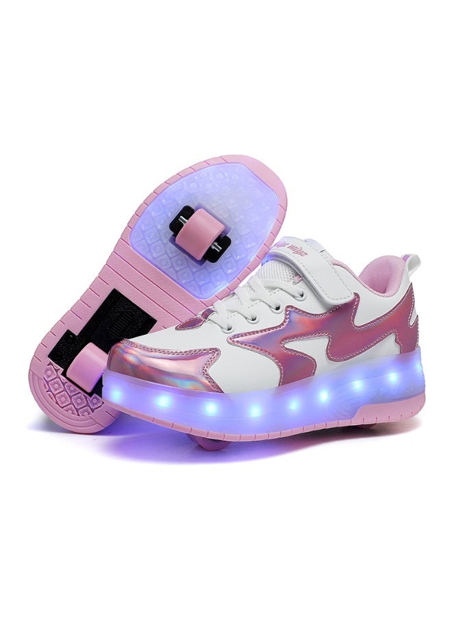 Kids' Roller Skates - Double-Wheel Flying Shoes