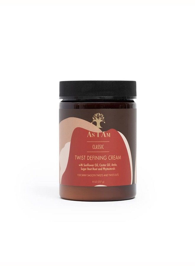 As I Am As I Am Twist Defining Cream - 8 Ounce - with Castor oil and Phytosterols  - Image 1