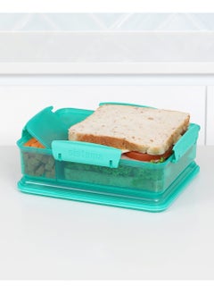 Sistema Snack Attack  Duo Lunch Box (Green, 975ml): Great for School or Work, Leakproof & On-the-Go Snacks - BPA-Free & Reusable , Made In New Zealand - pzsku/Z310ABFE9776CEF37E10EZ/45/_/1737089844/675acd51-5365-4914-a674-d9e6a8b9ce2d