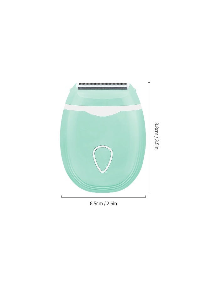 آلة حلاقة نسائية قابلة للغسل مع رأس شفرات، تعمل بالبطارية الجافة، خالية من الألم، متعددة الوظائف للحلاقة