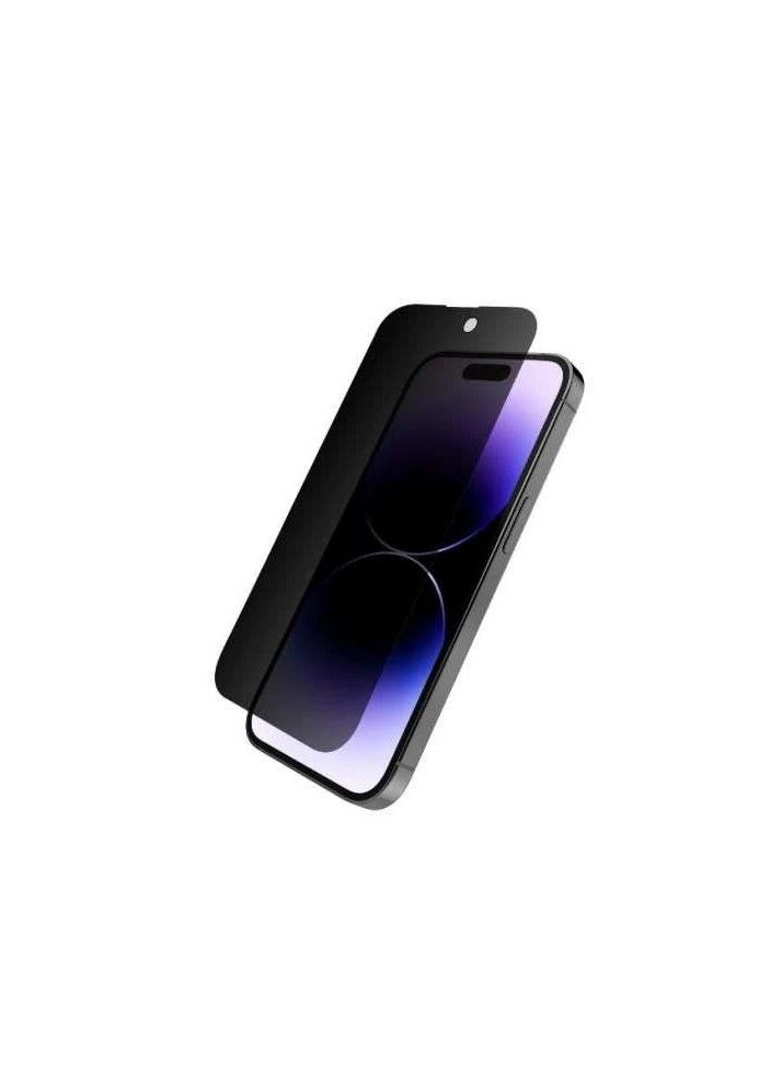 جيلاتين واقي شاشة خصوصية unipro لهاتف iPhone 14 Pro Max – ثلاثي الأبعاد، لاصق كامل، مضاد للتجسس، صلابة 9H، مضاد لبصمات الأصابع  - Image 1
