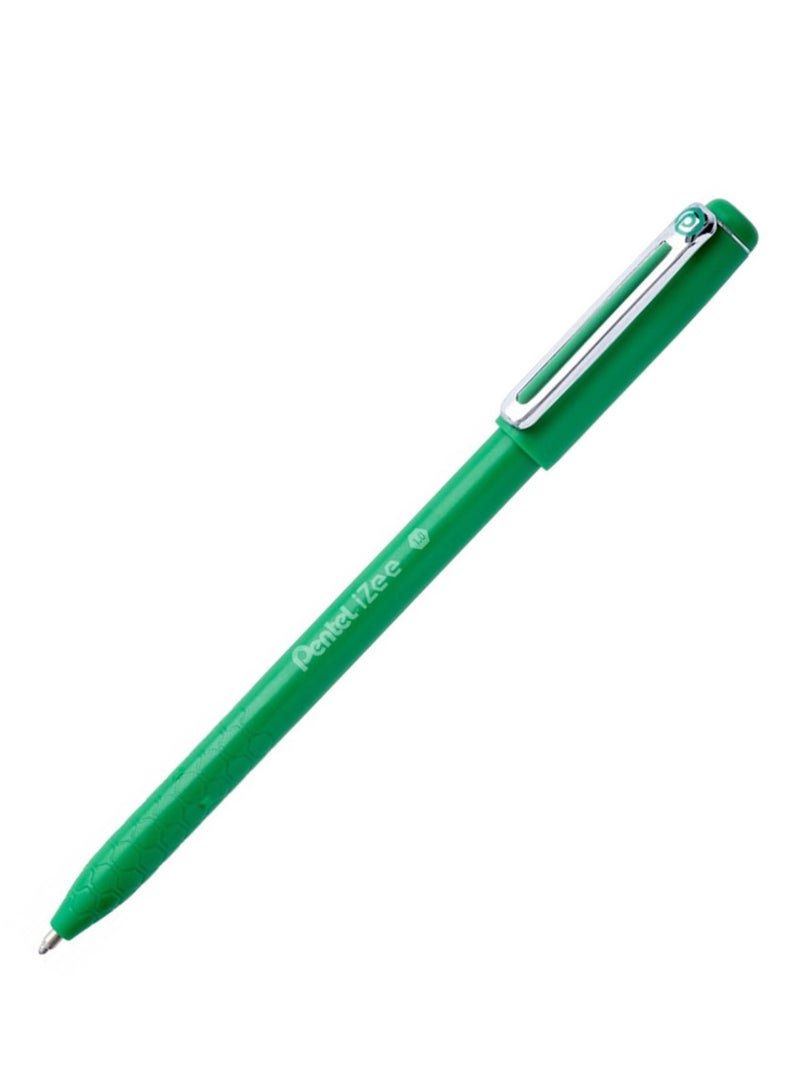 Pentel 12-Piece Izee Ballpoint Pen 1.0mm Tip Green Ink - Image 2