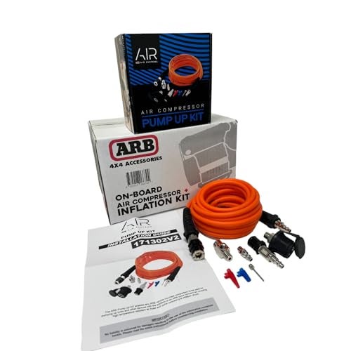ARB Inflation Kit Air Compressor and Orange Air Hose Pump Up Kit with Quick Fitting Bundle On Board System, CKMA12 and 171302 Part Numbers in a New Air Systems Printed Box (Compressor & Inflation Kit) - Image 3