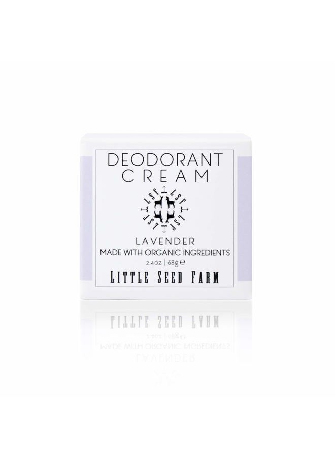 Little Seed Farm All Natural Deodorant Cream, Aluminum Free Deodorant for Women or Men, 2.4 Ounce - Lavender - Image 1