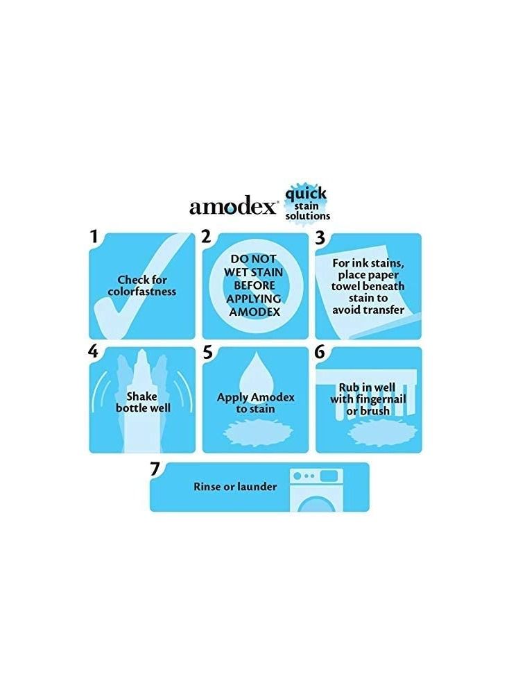 Amodex Products Inc Amodex Ink and Stain Remover Cleans Marker Crayon Makeup from Furniture Skin Clothing Fabric Leather - Image 3