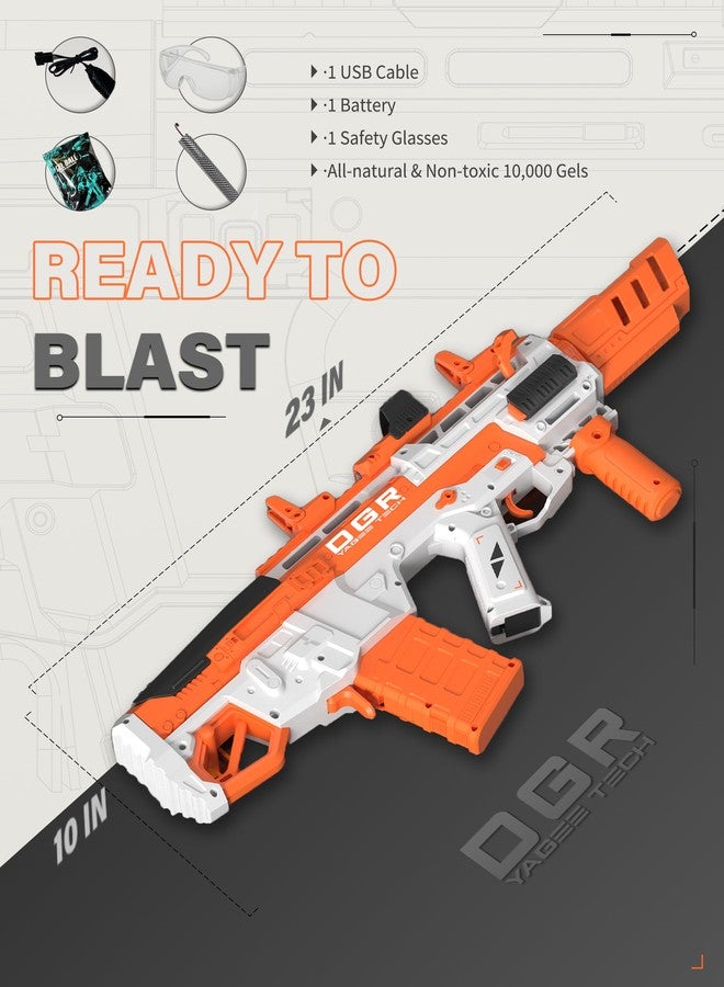 YaGee Blaster with 10k Round, Ideal, Family Backyard Fun, Winter Indoor/Outdoor Team Game, Over 14+, Orange - Image 5
