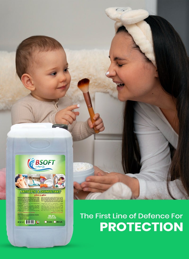 BSOFT Disinfectant & Antiseptic Liquid – Home & Surface Cleaning (25L) - Image 2