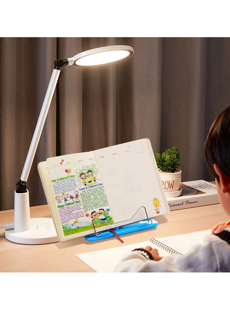 KASTWAVE Book Stand for Reading, Book Holder Adjustable Cookbook Documents Holder Portable Sturdy Bookstands, for Recipes, Textbooks, Phone, Tablet - Image 4